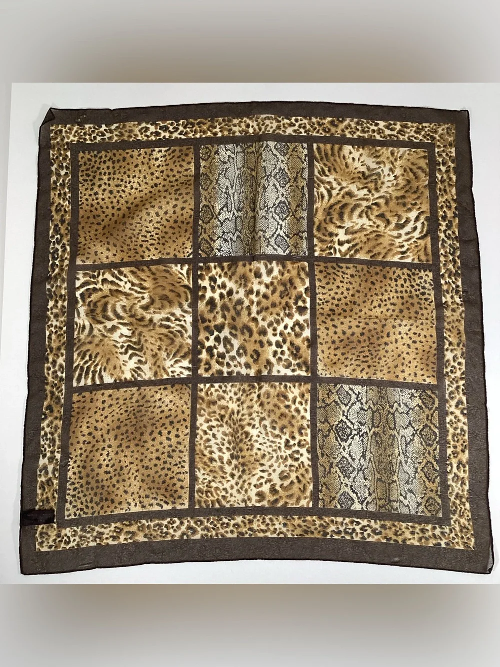 Pair Vintage Italian Scarves, Made in Italy, Scarf, 20